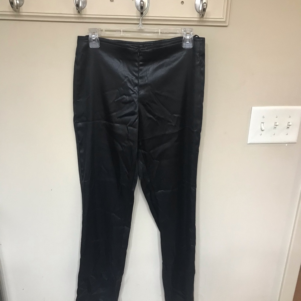 Wrapper Brand faux leather pants size 9/10.